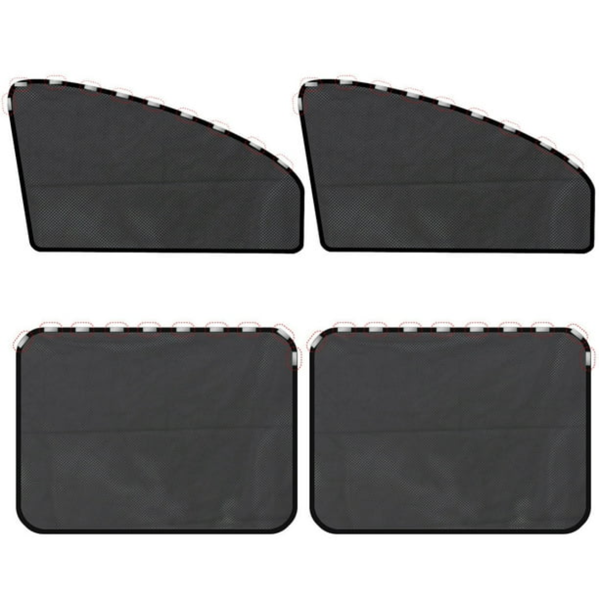 Miniatura 2 de Cubre sol ventana para carro x4 pd-41